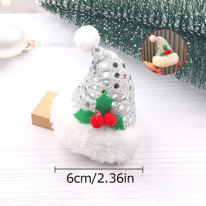 

Рождественские новые шляпы, заколки для волос, украшения для девочек, аксессуары для волос, рождественские шляпы, повязки для волос, обувь