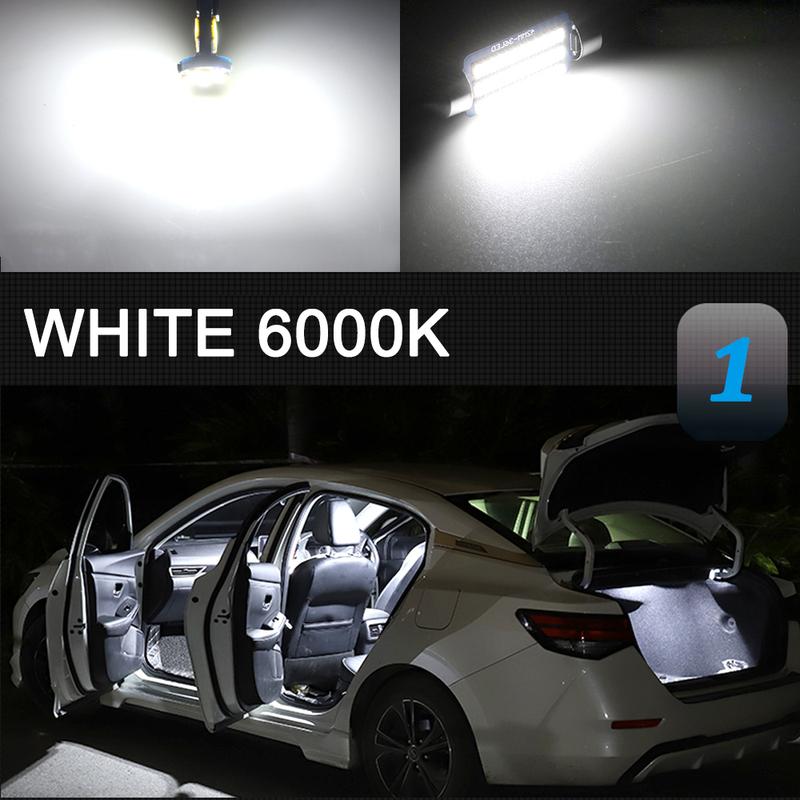 For VW Volkswagen Golf 4 MK4 1999 2000 2001 2002 2003 2004 2005 Accessories, 13Pcs LED Interior Dome Reading Light Bulb Kit