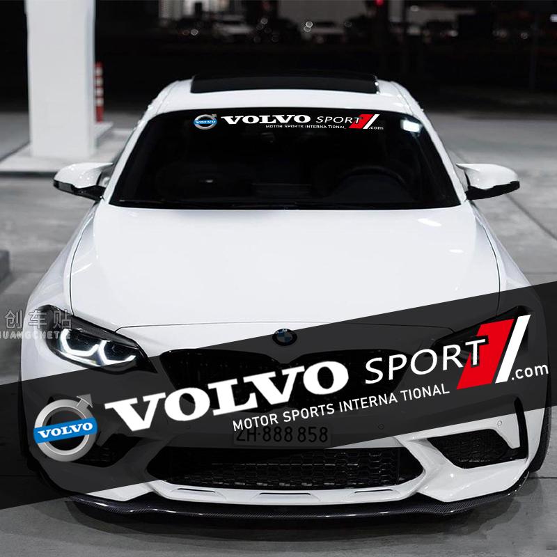 Car Windshield Sticker Auto Badge Decoration Decal For Volvo Xc60 Xc90 V40 V60 S60 V50 V90 S80 C40 XC40 V70 XC70 C30 EX90 Rdesig