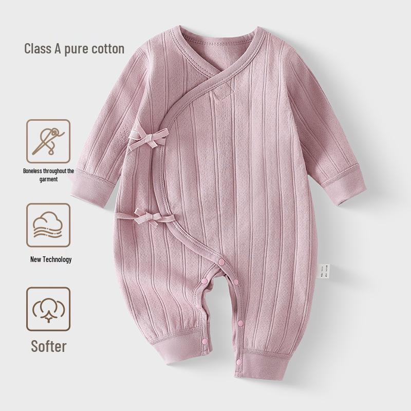 Class A Pure Cotton Baby Onesie Bodysuit for Newborns (0-3 Months), Suitable for All Seasons.