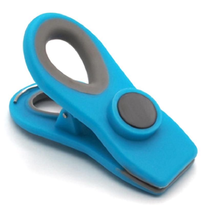 

Магнитные многоцелевые зажимы для пакетов, зажим для сохранения свежести пакетов, запайщик для кухни, магнитные зажимы для холодильника, герметичные, портативные синий