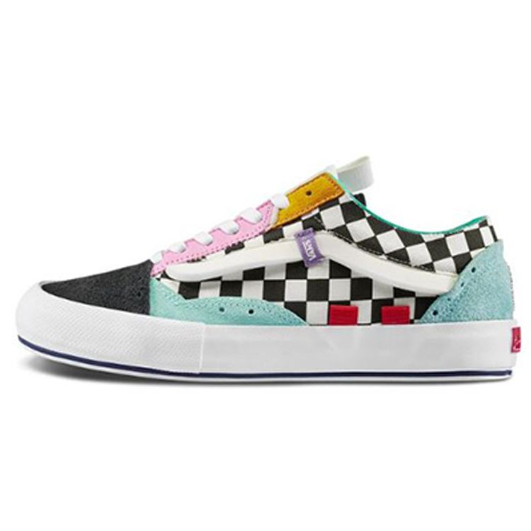 

Кроссовки унисекс Vans Old Skool Cap LX Regrind Holiday Multi-Color True-White VN0A45K1VZV