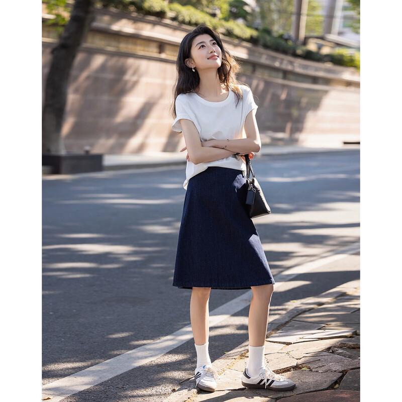 Demana Women's Summer Princess Line T-Shirt
