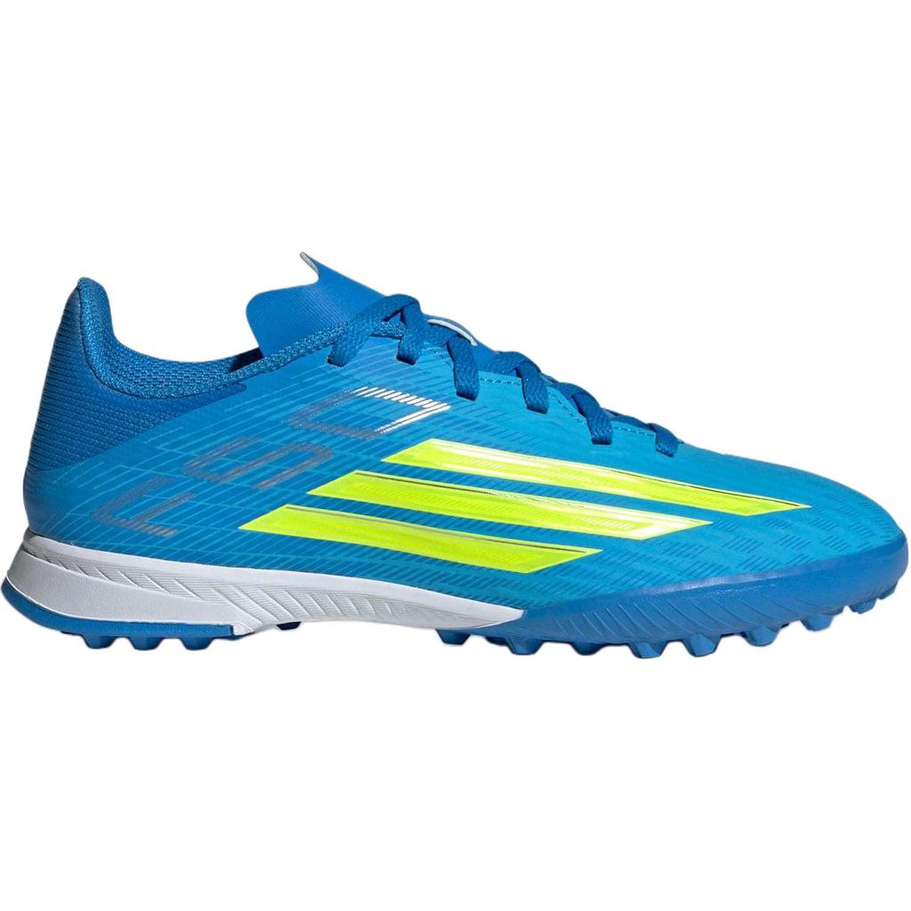 adidas F50 Liga Wygodne Oddychające Wsparcie Wysokie Buty Piłkarskie Trampki Dziecięce Jasnoniebieskie JR9017