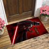 Personalized Name Darth Vader Lightsaber Living Room Non-Slip Area Rug Soft Carpet for Bedroom Kids Playroom Sofa Office Home Decor Doormat
