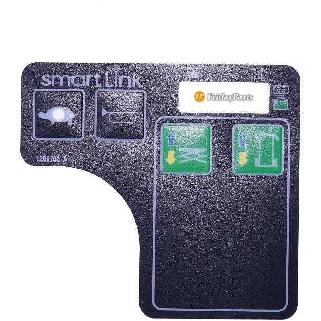 

FridayParts Replacement Control Box Decal 1256702 1256702GT Compatible for Genie GS-1530 GS-1532 GS-1930 GS-2032 GS-2046 GR-12 GR-15 QS-12R