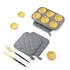 1 Stück Topflappen Hitzebeständige Topflappen Baumwolle Heißes Pad Fester Griff Topflappen Esstischmatte Topflappen Set Küchenwerkzeug