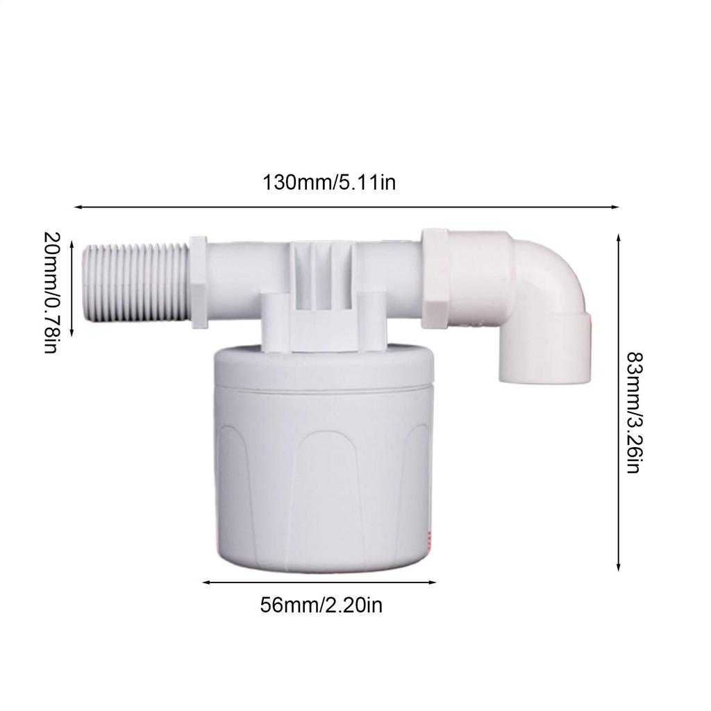 Float Valve Water Trough Float Valve Automatic 1/2inch Leak-Proof Controller Pool Accessories For Garden Industrial Irrigation
