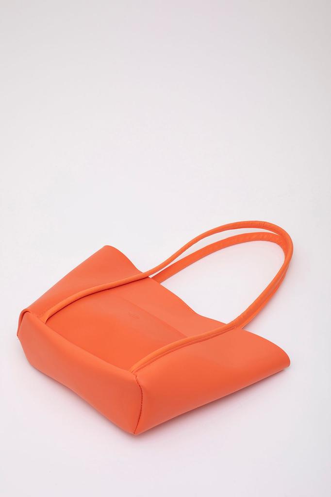 Women's Stylish and Useful Shoulder Bag Blue Shk80 Faux Leather Large Size Arm and Shoulder Bag with Front Pocket and Snap Makeup Bag L:26E:40W:8C