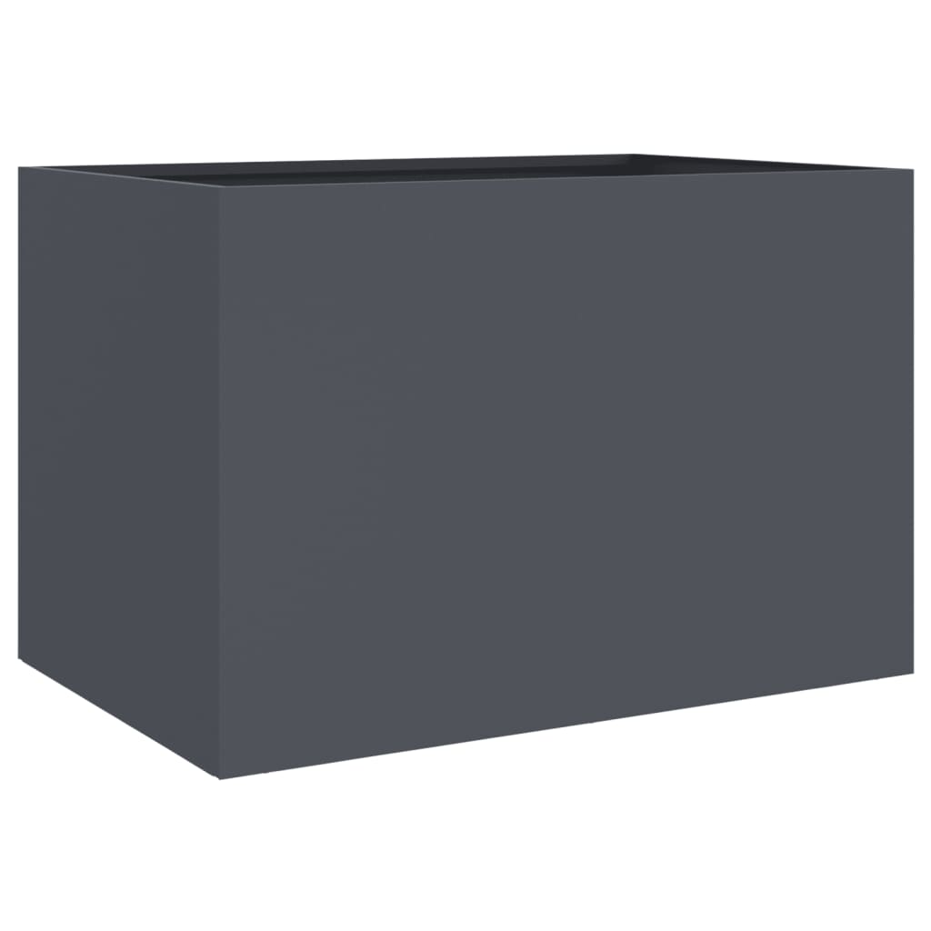 Plant Pot Anthracite 62 x 47 x 46 cm Steel