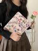 Three-Fold Oil Painting Floral iPad Mini 6 Case for 10th Gen iPad 2025