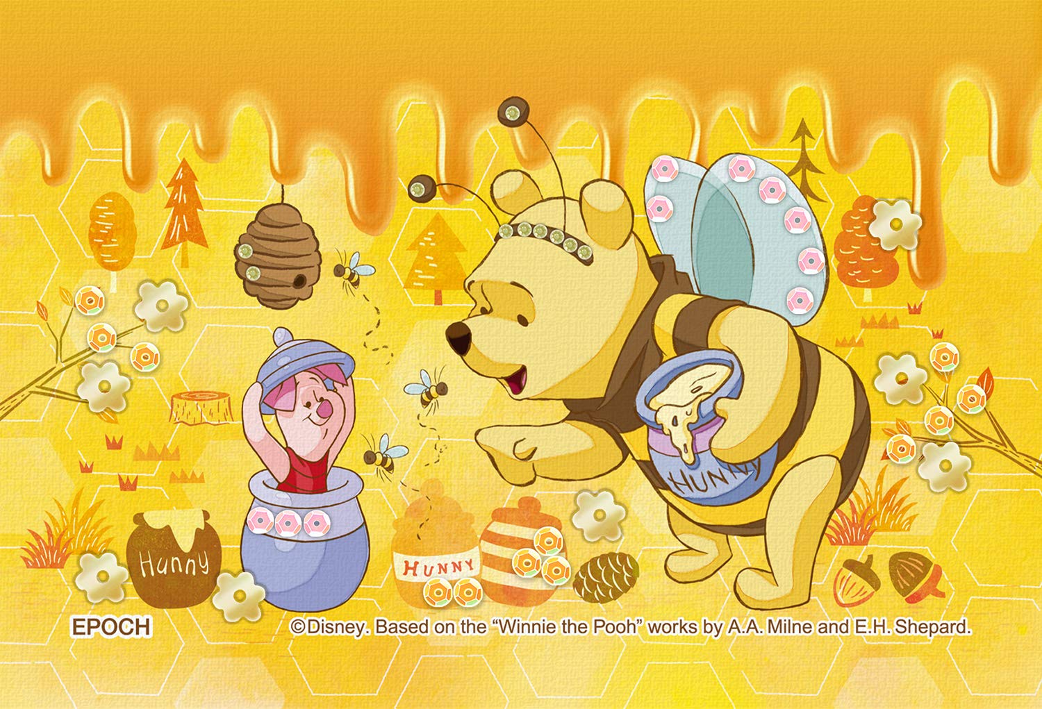 

Пазл Epoch из 70 деталей Disney Honey x Pooh/Golden [Украшение пазла] (10 14,7см)
