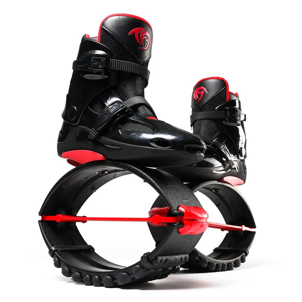 Unisex Black Red Rebound Trainer Covering Sizes Spring Assisted Rebound Training Boots Comfortable Walking Casual Outdoor Travel
