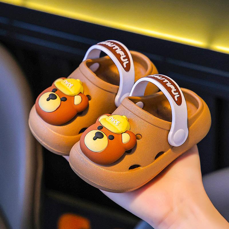 Children's Summer Sandals for Boys and Girls, Baby Clogs for Outdoor Wear, Beach and Home Use, Non-slip Cute Infant Shoes