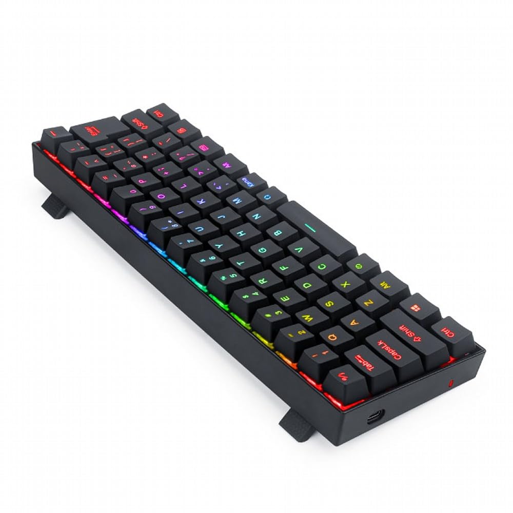 REDRAGON K630 Mechanical JP Silver Black Keyboard, Layout, RGB, Wired, Switches,