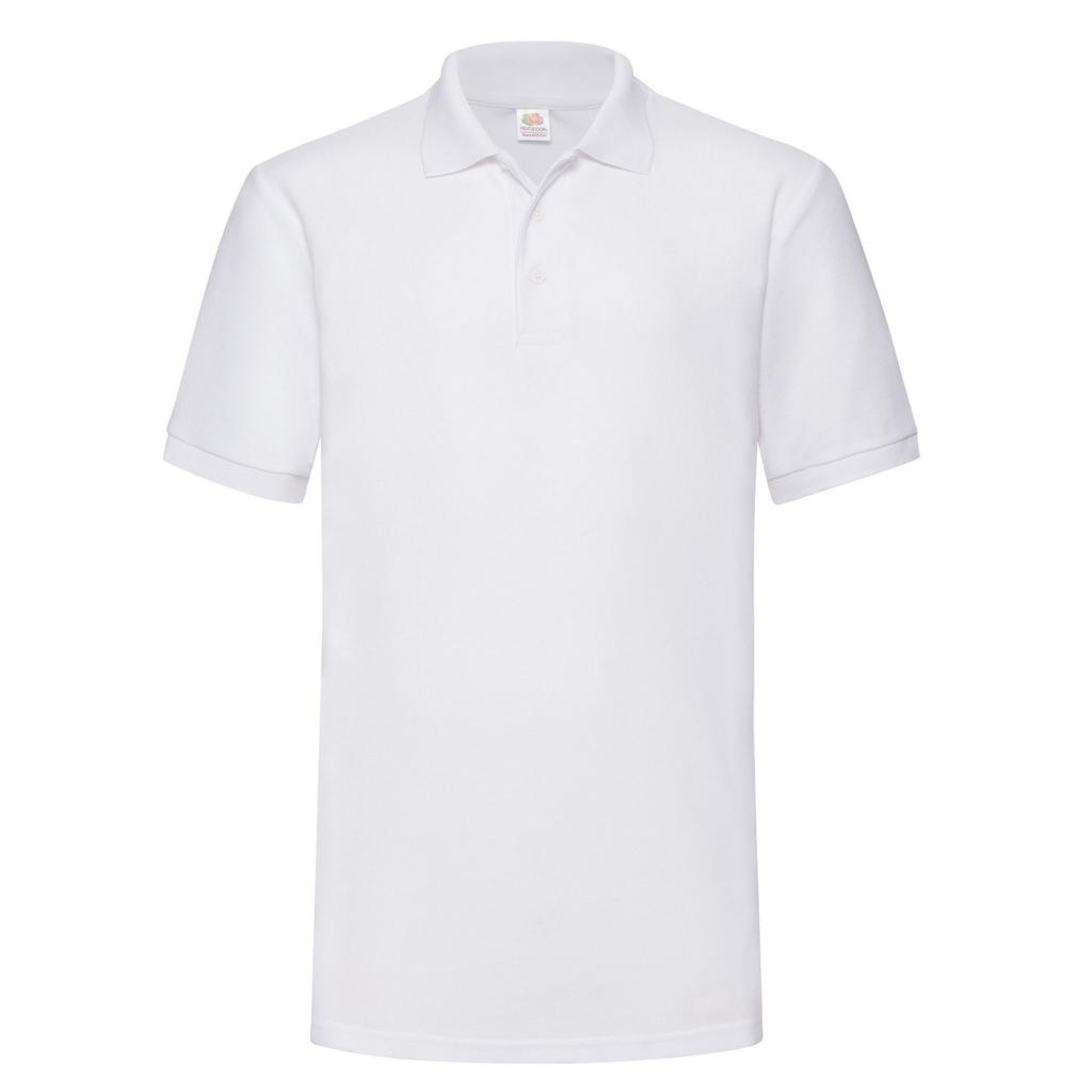 FRUIT OF THE LOOM Mens Plain Heavyweight Polo Shirt