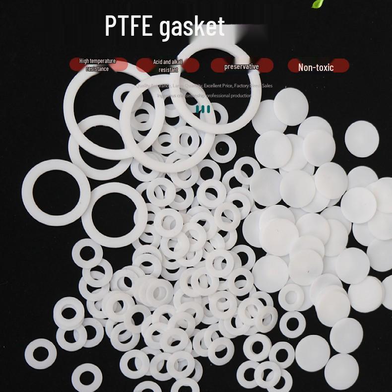 High-Temperature PTFE Gasket - Polytetrafluoroethylene Flange Gasket for Pressure Gauges