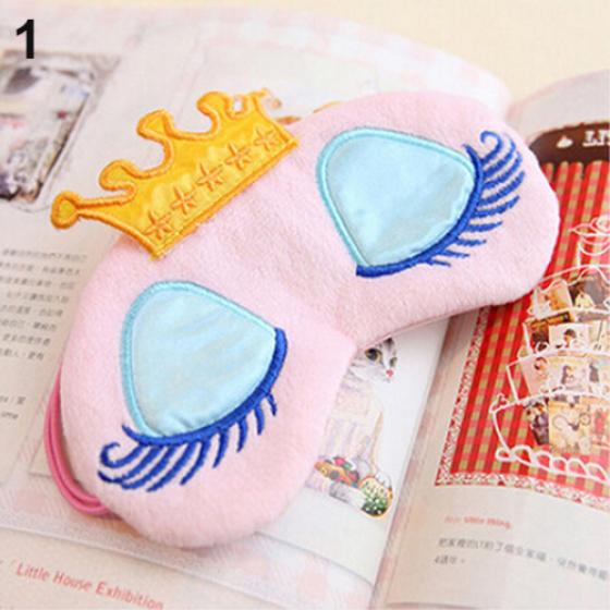 

Женская маска для сна розовый