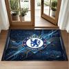 Chelsea FC Design Crystal Velvet Rug Soft Decorative Mat for Bedroom Entrance