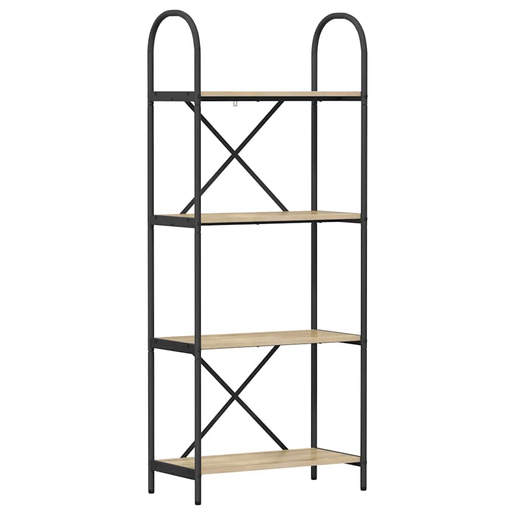 Bookshelf Sonoma Oak 60 x 30 x 146 cm Particleboard