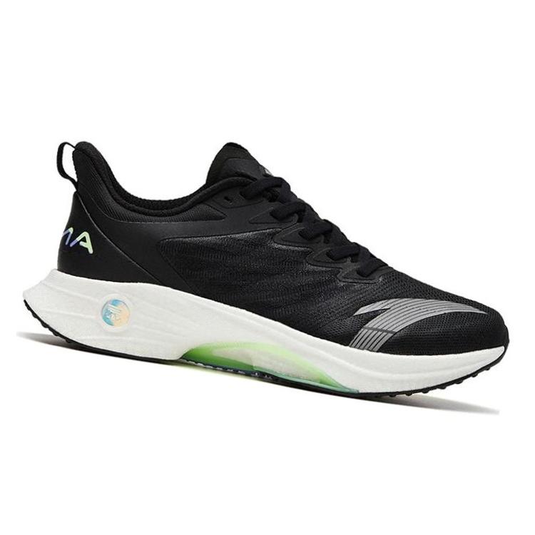 Anta MACH 3.0 Mesh Slip Resistant Abrasion Resistant Low Top Running Shoes Women's Black White 122325583-7