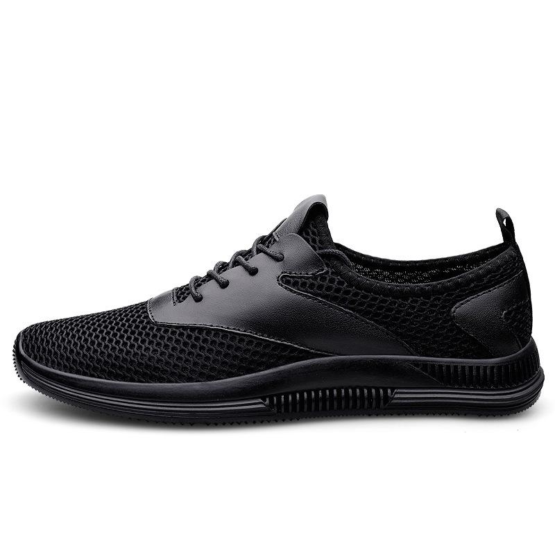 Men's Breathable Slip-On Mesh Shoes: Summer Anti-Odor, Soft Sole, Trendy & Versatile Casual Footwear