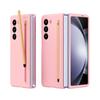 Voor Samsung Galaxy Z Fold 8 Ultra / 7 6 5 4 3 360 Volledig Schermbeschermer Gehard Glas Harde PC Vouwbare Cover Met Stylus Penhouder