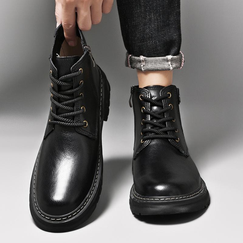Модные классические мужские ботинки — фото 3