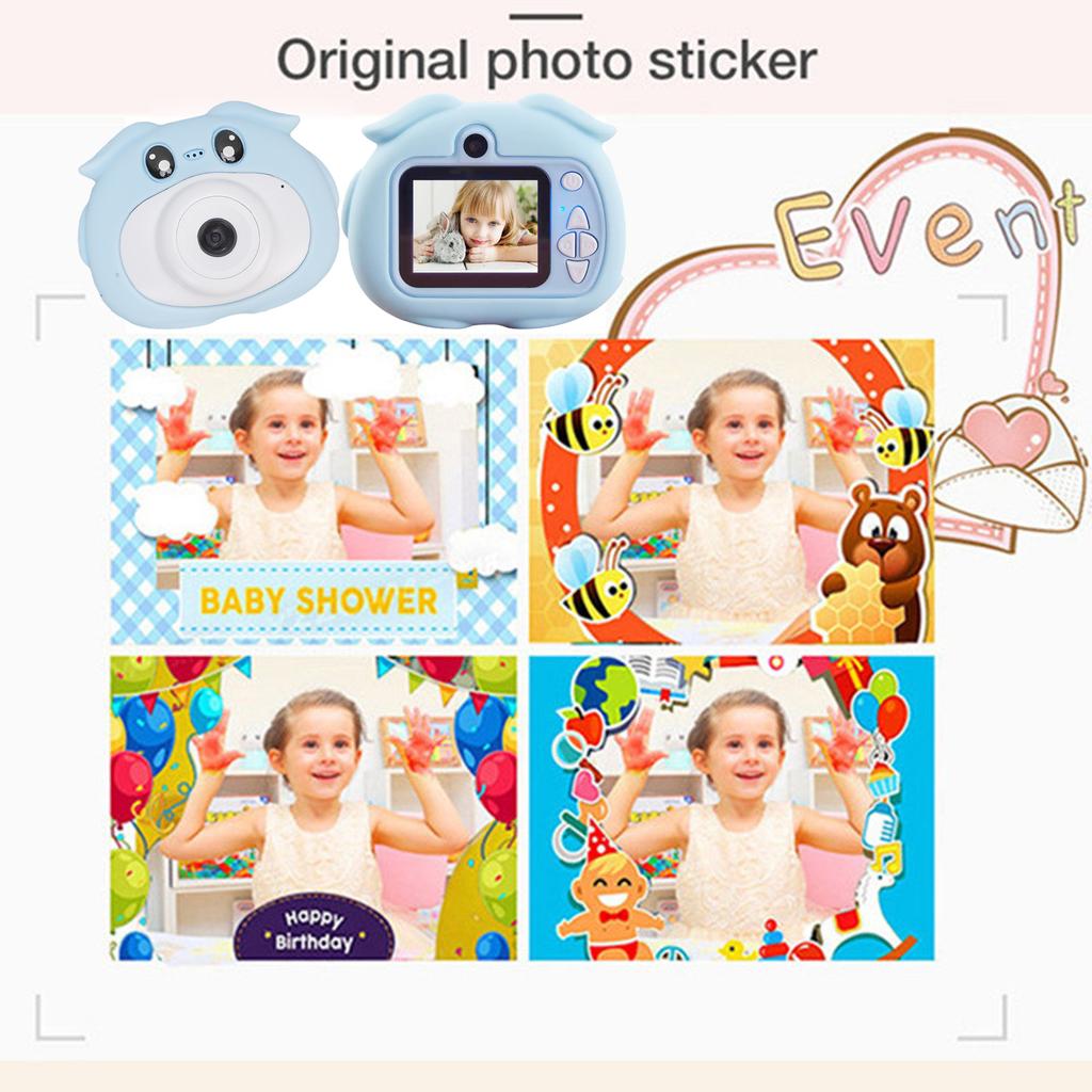 Children s Digital Camera, 8MP HD Kids Camera, 1080P Video Recorder, 2.0  Screen, 4X Zoom, Time-Lapse, and Fun Stickers for Photography