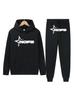 Gothic Punk Rock Letter Hoodie & Sweatshirt Set - Trendy Streetwear