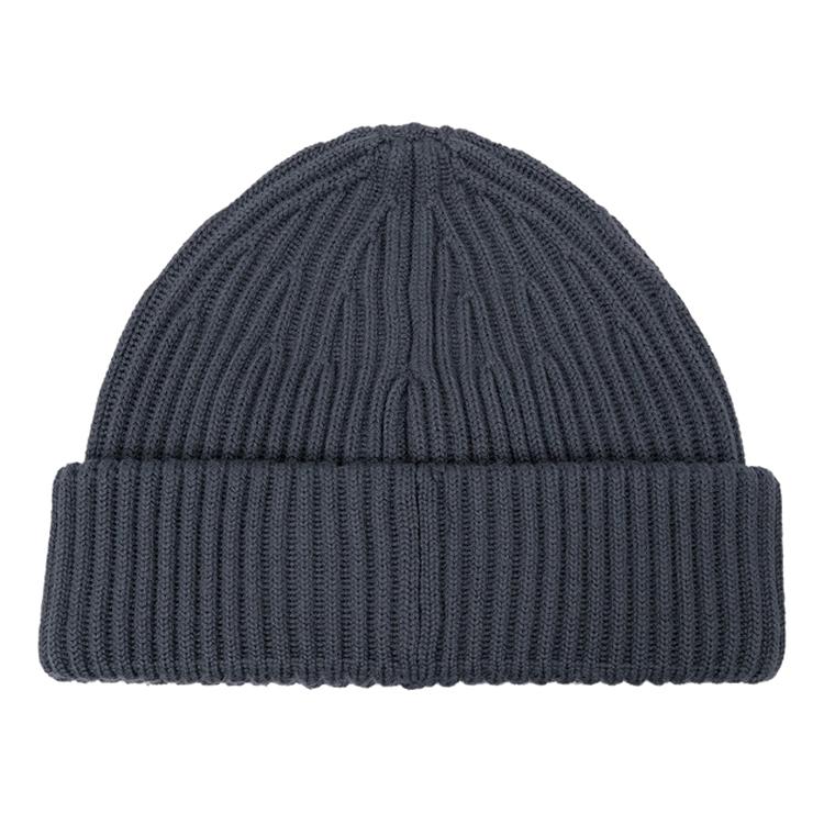 Stone Island Compass Logo Wool Knit Hat Men hats Blue Gray 7915N22C3-V0062