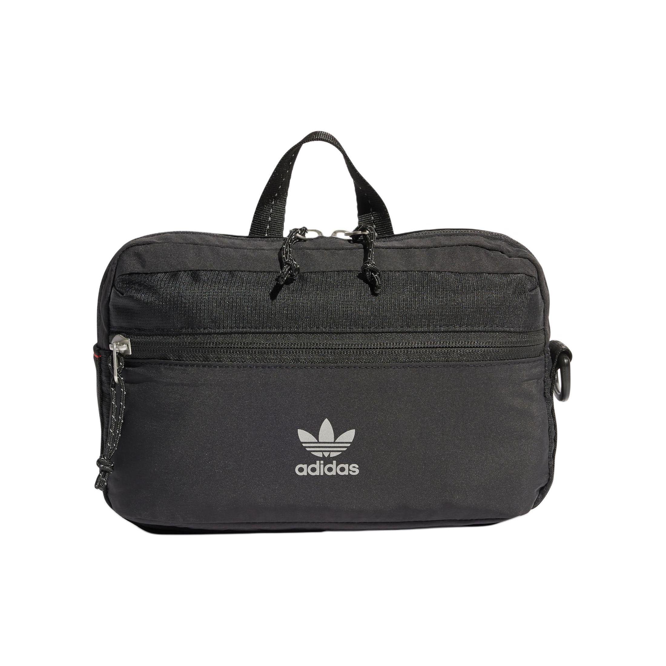 Adidas Originals Casual Sports Zipper Waist Bag Men Bags Black JH3762 Black
