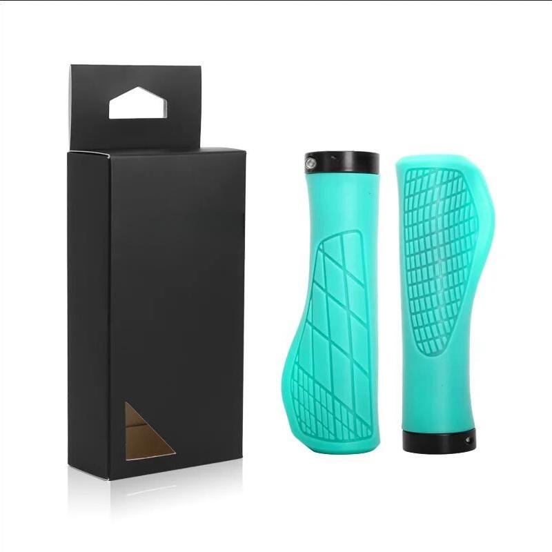 Bicycle Grips Soft Rubber For MTB Mountain Bike Shockproof Anti-Slip Handlebar Cover Lock On Ergonomic Cycling Handle Bar Parts