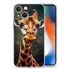 Giraffe Illustration Phone Case For iPhone 11 Cases iPhone 15 12 13 14 16 Pro Max X XR XS 14 15 Plus 16Pro iPhone16 Clear Cover