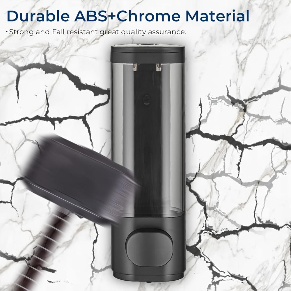 Nástěnný dávkovač mýdla, 300ml design s průhlednou dutinou, ruční stisknutí, vhodný pro sprchu a koupelnu - koupelnový dávkovač mýdla.