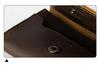 Men's Crazy Horse Leather Card Holder & Wallet - Genuine Dark Buckle, Multi-functional, Bi-fold, First Layer Cowhide