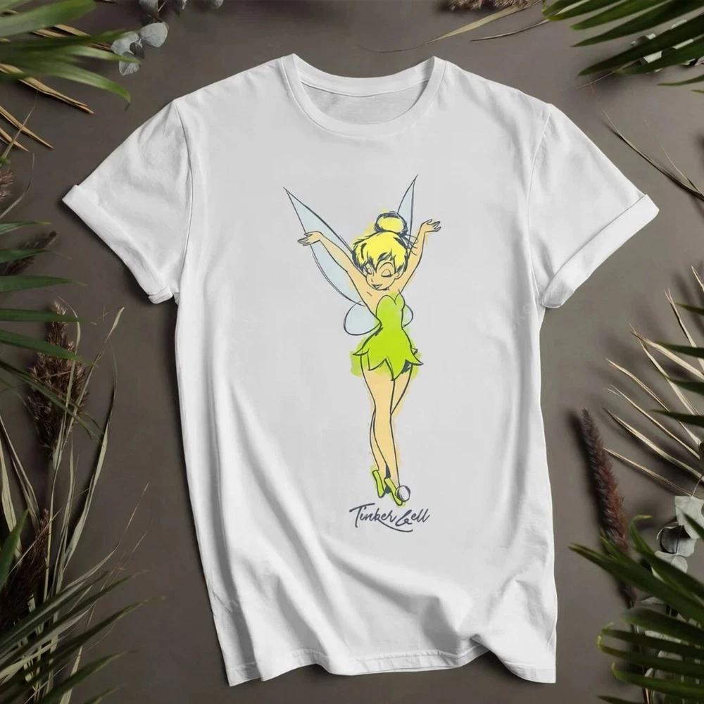 TINKERBELL PETERPAN BASIC BLACK T SHIRT S