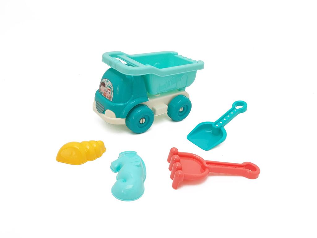 Jianxiong Beach and Water Play Set: Shovels, Sand Digging Tools, Car, and Bucket for Outdoor/Indoor Use
