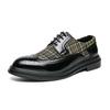 Men 'S Dress Oxford Shoes Fashion Genuine Leather Printing Brogue Wedding Party Formal Business Shoes For Men Comfy Leather Shoes