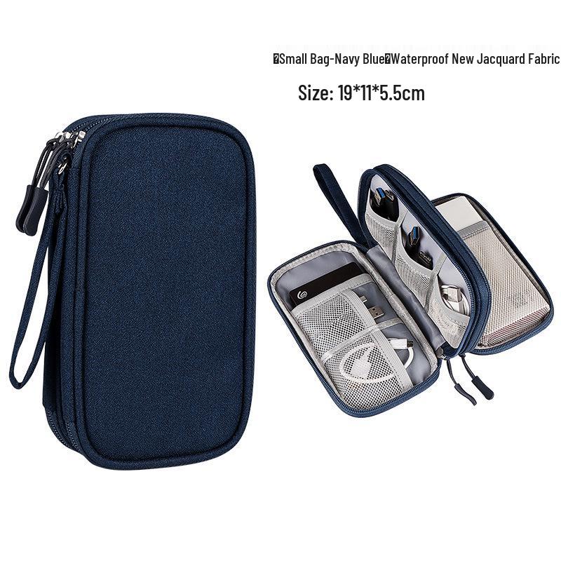 Multi-layer Digital Accessories Storage Bag: Protective Cover for Power Bank, USB, Earphones, Hard Disk, Dustproof Data Cable