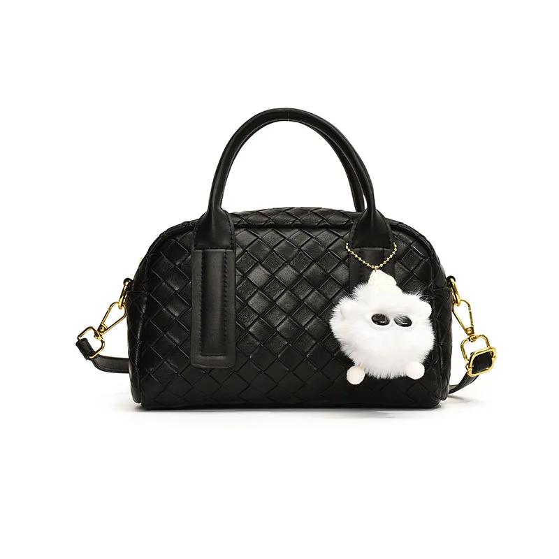 Женская сумка-тоут через плечо Женская сумка через плечо Сумка для путешественников и дамская сумочка Дизайнерская сумка one size чёрный