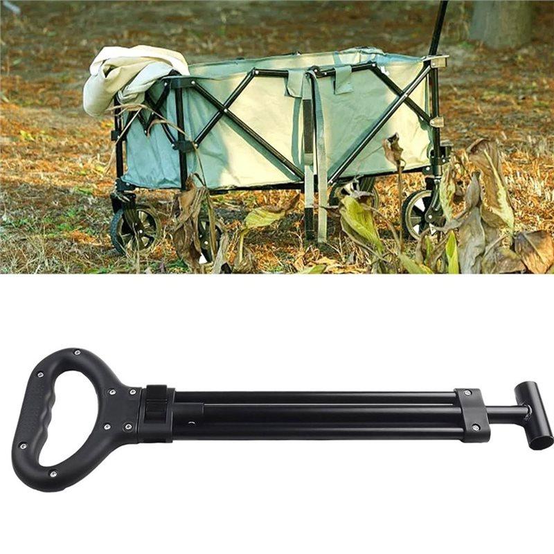 A25F-Retractable Rod Handle Replacement For Camping Wagon Cart Telescoping Pull Handle