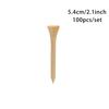 Unbreakable 83mm 70mm 100Pcs Swing Practice Golf Tees Golf Accessories Bamboo Tee Golf Training