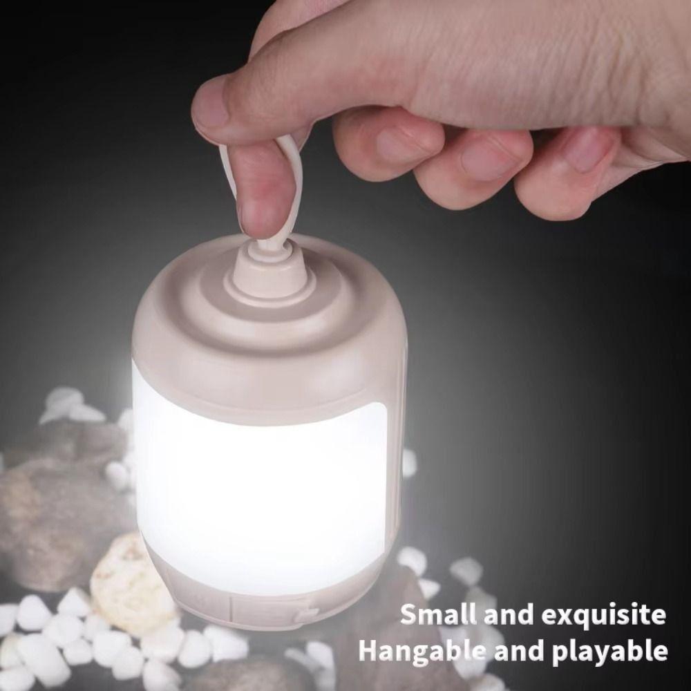 Waterproof Camping Light USB Recharging Ring Design Portable Camping Lantern Super Bright Emergency Outdoor Searchlight