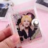 Pocket Pictures Storage Card Bag Photo Album Keychain Card Book Keyring Collection Card Holder