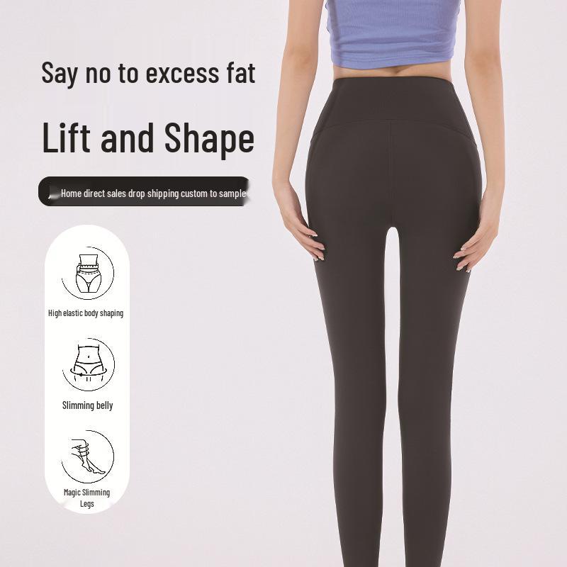 Velvet Women's Yoga Leggings - Autumn/Winter Barbie Pilates Pants with Hip Lift