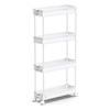 Household goods department store floor storage trolley universal wheel mobile rack kitchen bathroom multi-layer storage rack