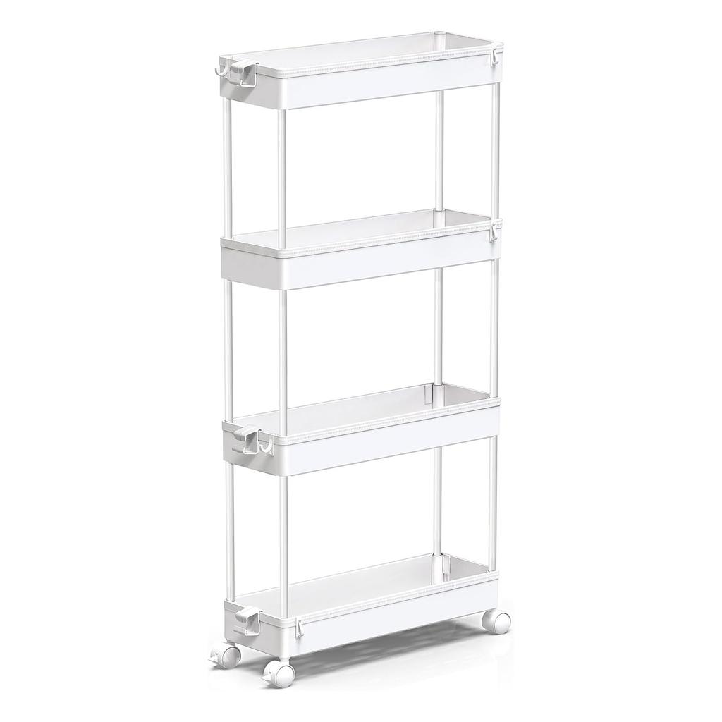 Household goods department store floor storage trolley universal wheel mobile rack kitchen bathroom multi-layer storage rack