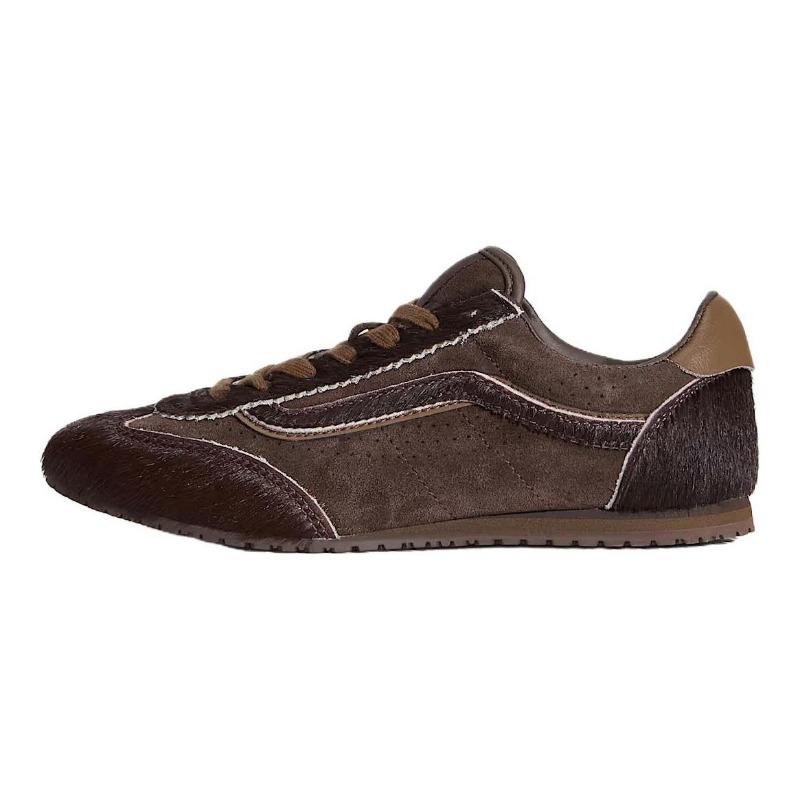 Vans Super Lowpro Pony Hair unisex comfortable casual shoes brown VN000D83BRO 42