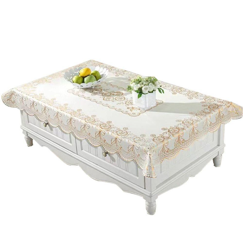 Waterproof Table Cover Oil-proof Table Pad European Style Tablecloth  Table Decorations